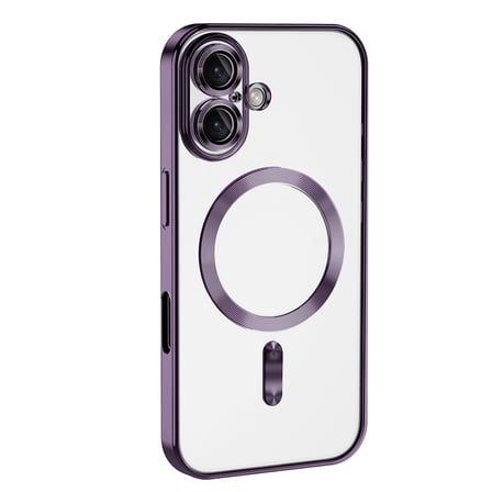 iPhone 16 Kılıf MagSafe Kamera Lens Korumalı Logo Gösteren İnce Hafif Maks