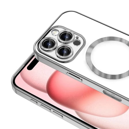 iPhone 16 Pro Kılıf Kamera Korumalı Magsafe Wireless Şarj Özellikli NRTK Demre Kapak - Derin Mor