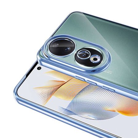 Honor 90 Kılıf Kamera Lens Korumalı Logo Gösteren İnce Hafif Ottonova