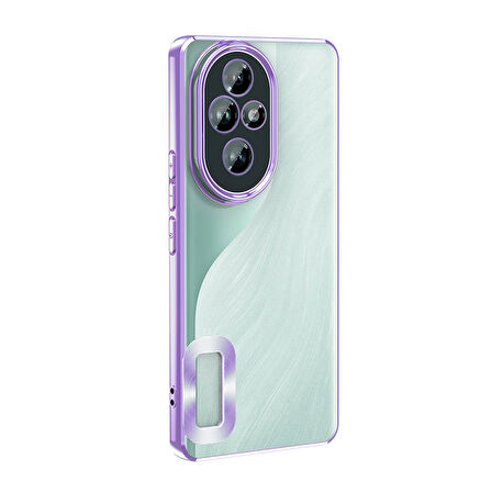 Honor 200 Kılıf Kamera Korumalı Logo Gösteren Zore Omega Kapak -115582