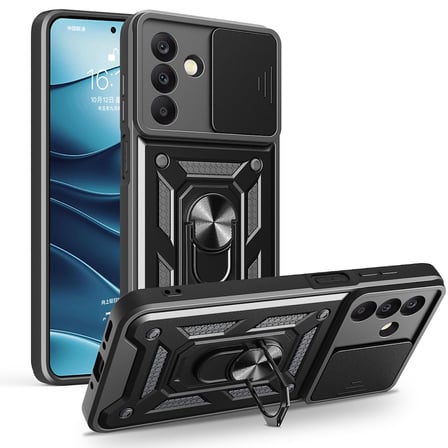 Galaxy A26 Kılıf Magnetik Standlı Kamera Korumalı Zore Sürgülü Vega Kapak -115437