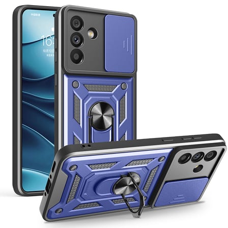 Galaxy A56 Kılıf Magnetik Standlı Kamera Korumalı Zore Sürgülü Vega Kapak -115440