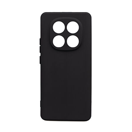 Xiaomi Redmi Note 14 Pro 5G Uyumlu Kılıf Zore Biye Silikon-Siyah