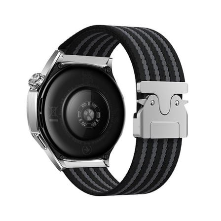 Gear S3 MKST KRD-133 22mm Naylon Kumaş Hasır Örgülü Kordon - Turuncu