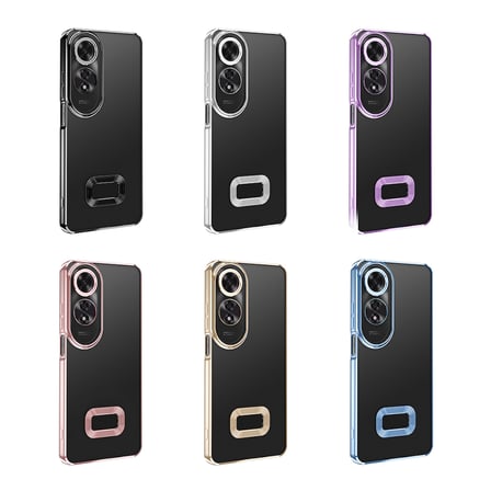Oppo A60 Kılıf Kamera Lens Korumalı Logo Gösteren İnce Hafif Alan Tech