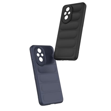 Honor 200 Kılıf Kamera Korumalı Esnek Silikon Parmak Şeritli Novatech