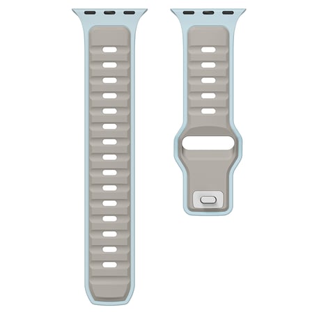 Huawei GT2 46mm NRTK KRD-135 22mm Silikon Kordon Strap Kayış - Açık Yeşil-Gri