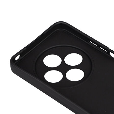 Xiaomi Redmi A4 Uyumlu Kılıf Zore Biye Silikon-Siyah