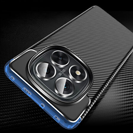 Xiaomi Redmi Note 14 Pro 5G Uyumlu Kılıf Zore Negro Silikon Kapak-Siyah