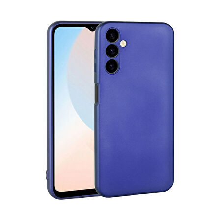Galaxy A16 Kılıf Zore Premier Silikon Kapak - Saks Mavi