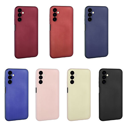 Galaxy A16 Kılıf Zore Premier Silikon Kapak - Saks Mavi