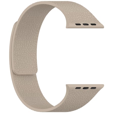 Watch 7 41mm MKST KRD-136 Kabartma Desenli Silikon Kordon - Siyah