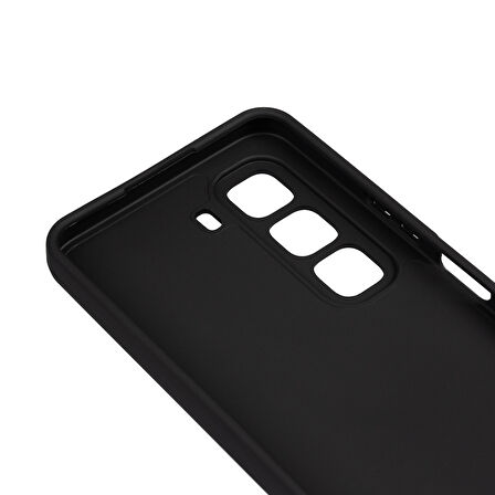 İnfinix Hot 50 4G Kılıf Lüx Kamera Koruma Çıkıntılı Soft Silikon