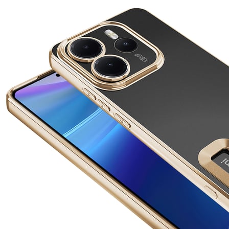 Xiaomi Redmi Note 14 4G Kılıf Kamera Lens Korumalı Logo Gösteren İnce Hafif Alan Tech