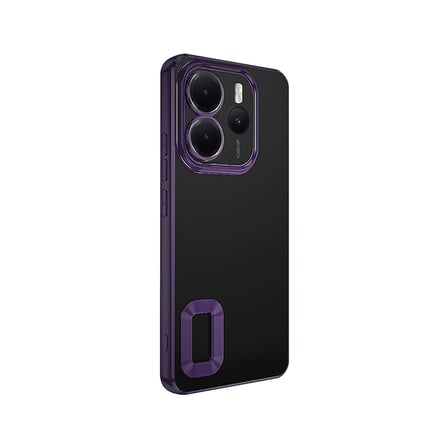 Xiaomi Redmi Note 14 4G Kılıf Kamera Lens Korumalı Logo Gösteren İnce Hafif Alan Tech
