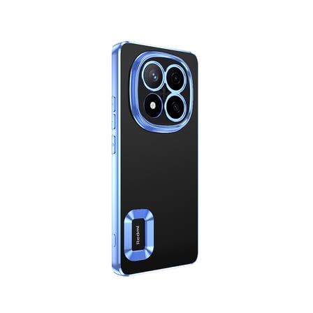 Redmi Note 14 Pro 4G Kılıf Kamera Korumalı Logo Gösteren NRTK Omega Kapak - Sierra Mavi