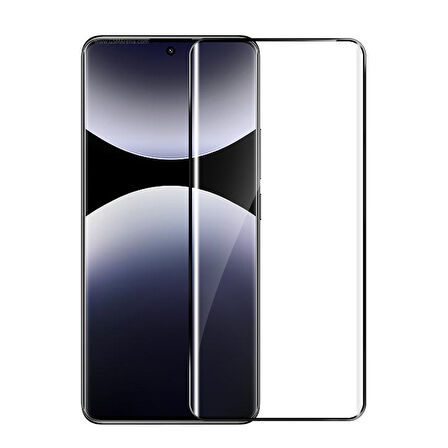 Redmi Note 14 Pro Plus FRMS Süper Pet Ekran Koruyucu Jelatin - Siyah