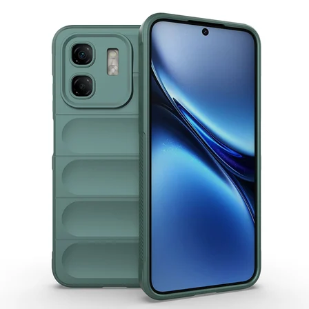İnfinix Smart 9 Kılıf Esnek TPU Oyuklu Arka Yüzey Tasarımlı Etnik Silikon Kapak