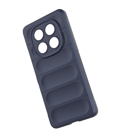 Poco X7 Kılıf Esnek TPU Oyuklu Arka Yüzey Tasarımlı NRTK Etnik Silikon Kapak - Koyu Yeşil