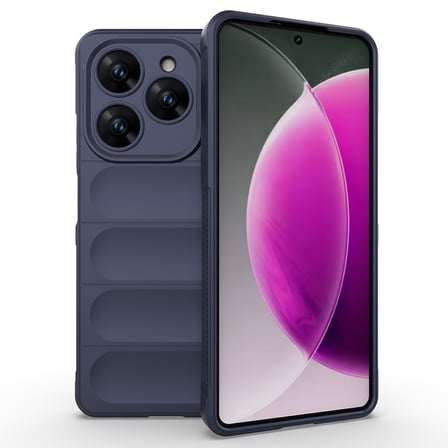 Tecno Spark 20 Pro 4G Kılıf Esnek TPU Oyuklu Arka Yüzey Tasarımlı MKST Etnik Silikon Kapak - Laciver