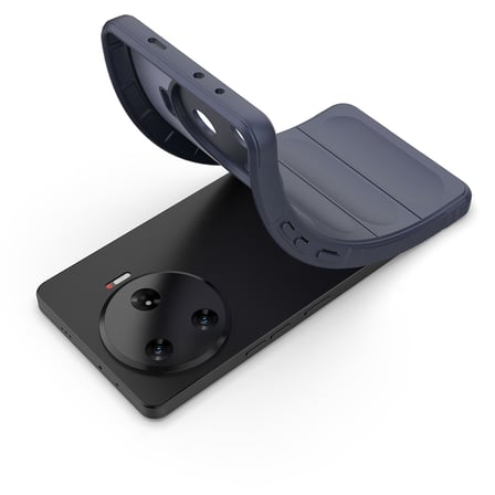 Tecno Spark 30 Pro Kılıf Kamera Korumalı Esnek Silikon Parmak Şeritli Novatech