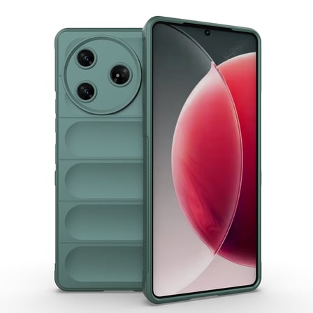 Tecno Spark 30 Pro Kılıf Kamera Korumalı Esnek Silikon Parmak Şeritli Novatech