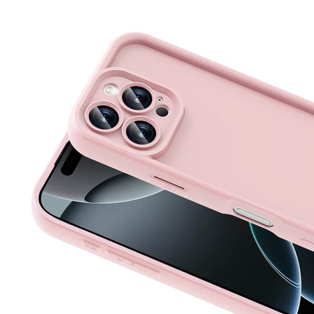 iPhone 16 Pro Max Kılıf Kamera Korumalı NVTH Ananas Kapak - Mürdüm
