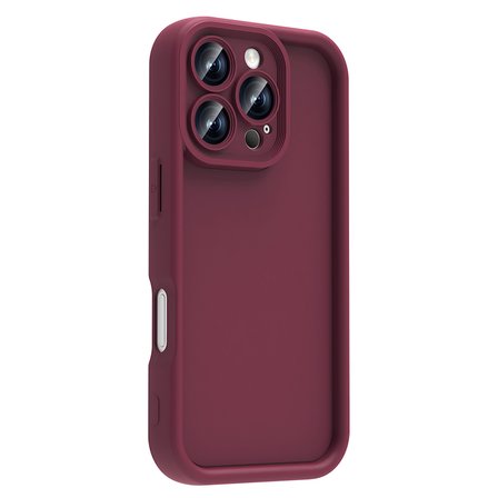 iPhone 16 Pro Max Kılıf Kamera Korumalı NRTK Ananas Kapak - Pembe