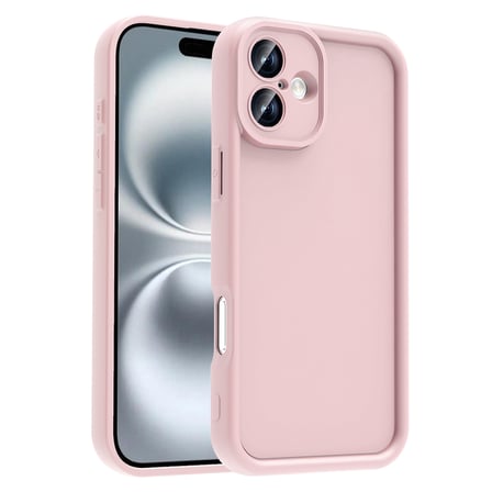 iPhone 16 Plus Kılıf Kamera Korumalı BLT Ananas Kapak - Pembe