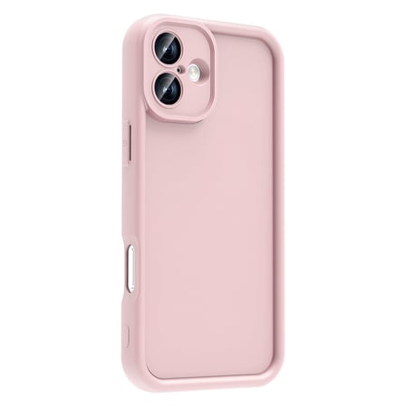 iPhone 16 Plus Kılıf Kamera Korumalı BLT Ananas Kapak - Pembe