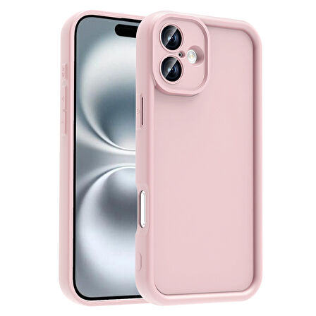 iPhone 16 Plus Kılıf Kamera Korumalı MBTM Ananas Kapak - Koyu Yeşil