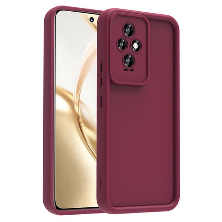Honor 200 Kılıf Kamera Korumalı NRTK Ananas Kapak - Mürdüm