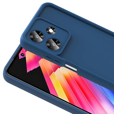 İnfinix Hot 30 Kılıf Kamera Korumalı TLZN Ananas Kapak - Siyah
