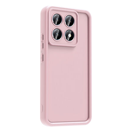 14T Pro Kılıf Kamera Korumalı HGEA Ananas Kapak - Pembe