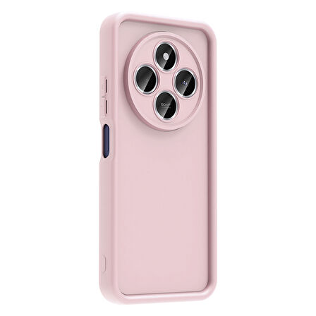 Redmi 14C Kılıf Kamera Korumalı BTBM Ananas Kapak - Pembe