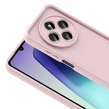Redmi 14C Kılıf Kamera Korumalı ALT Ananas Kapak - Koyu Yeşil