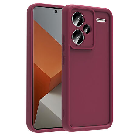 Redmi Note 13 Pro Plus Kılıf Kamera Korumalı İKSP Ananas Kapak - Siyah
