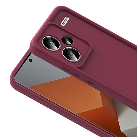 Redmi Note 13 Pro Plus Kılıf Kamera Korumalı FRMS Ananas Kapak - Pembe