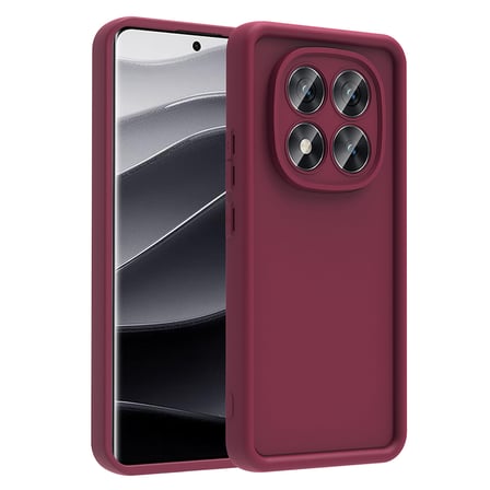 Redmi Note 14 Pro Plus Kılıf Kamera Korumalı NRTK Ananas Kapak - Mürdüm