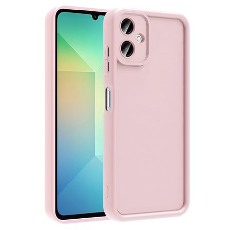Galaxy A06 Kılıf Kamera Korumalı OMSY Ananas Kapak - Pembe