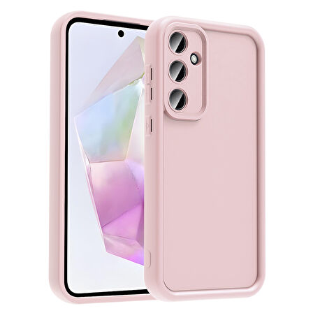 Galaxy A36 Kılıf Kamera Korumalı SYS Ananas Kapak - Mürdüm