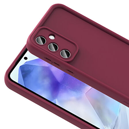 Galaxy A56 Kılıf Kamera Korumalı FRMS Ananas Kapak - Siyah