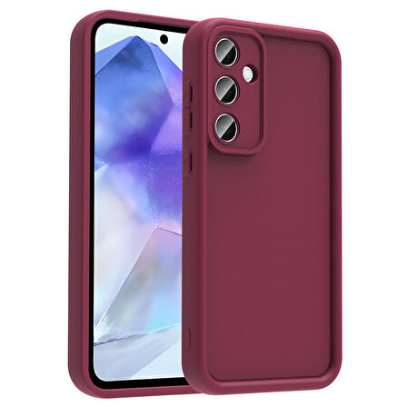 Galaxy A56 Kılıf Kamera Korumalı İKSP Ananas Kapak - Siyah