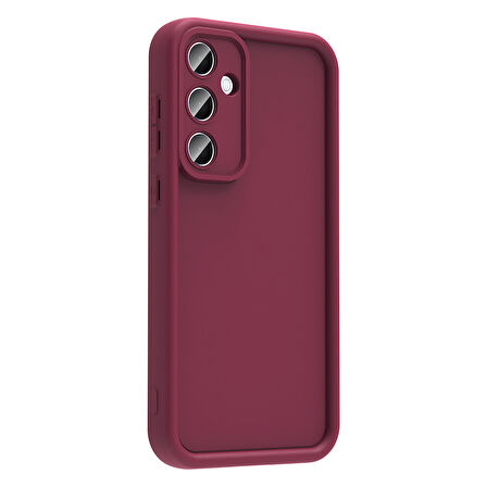 Galaxy A56 Kılıf Kamera Korumalı TCG Ananas Kapak - Mürdüm
