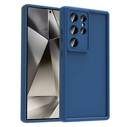 Galaxy S24 Ultra Kılıf Kamera Korumalı HGEA Ananas Kapak - Koyu Yeşil