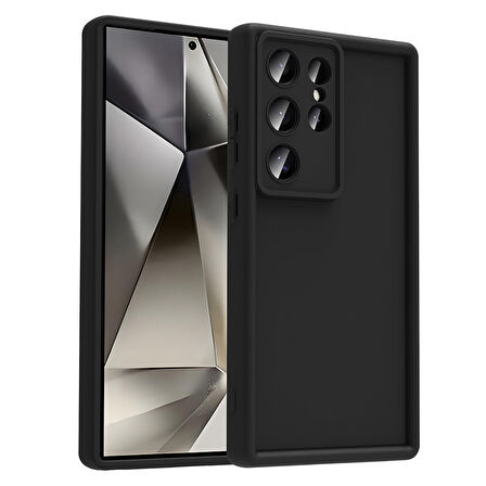 Galaxy S25 Ultra Kılıf Kamera Korumalı SYS Ananas Kapak - Siyah