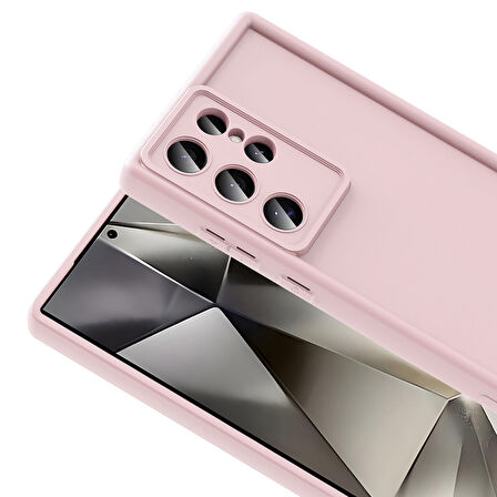 Galaxy S25 Ultra Kılıf Kamera Korumalı MBTM Ananas Kapak - Koyu Yeşil