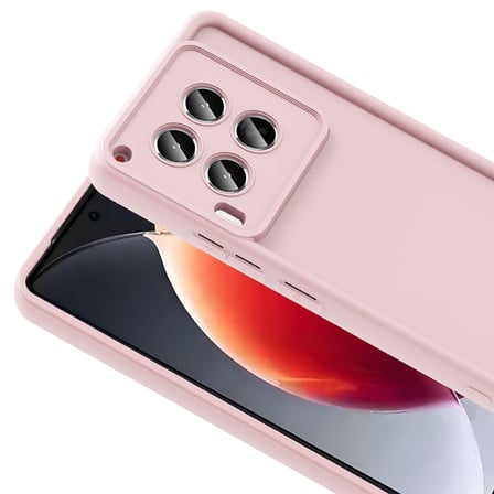 Tecno Camon 30 Kılıf Kamera Korumalı NRTK Ananas Kapak - Pembe