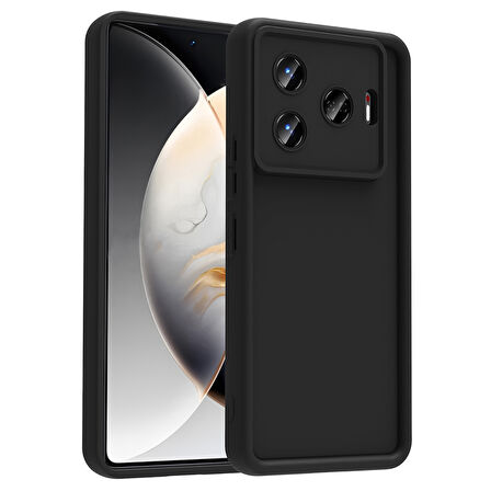 Tecno Camon 30 Pro 5G Kılıf Kamera Korumalı FRMS Ananas Kapak - Siyah