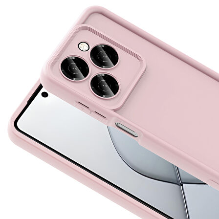 Tecno Spark 20 Pro 5G Kılıf Kamera Korumalı EFFX Ananas Kapak - Siyah